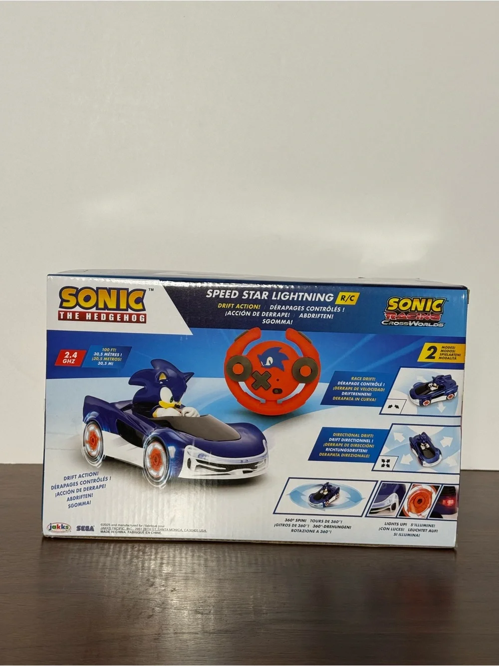 Sonic the Hedgehog Speed Star Lightning RC Car 2.4GHz New Sealed